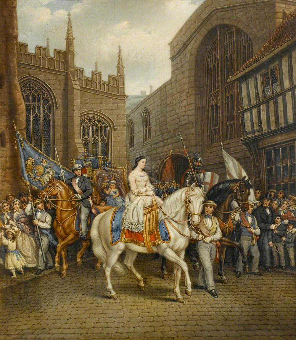 Gee, David, 1793-1872; Lady Godiva Procession, Coventry