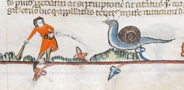 Medieval Marginalia: Why Are There So Many Snails In Medieval ...